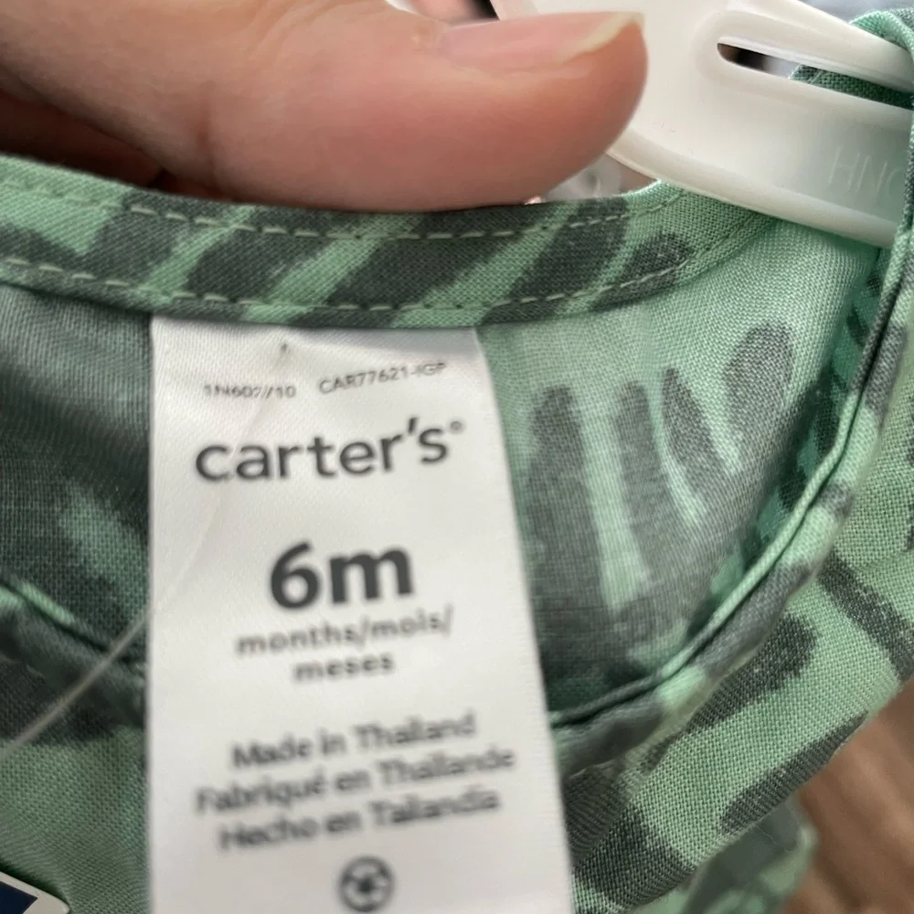 Carter’s Baby 2‎ Piece Green Leaves